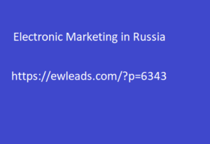 Electronic Marketing in Russia