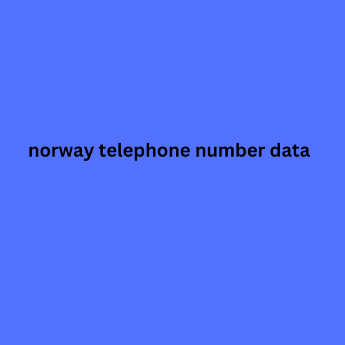 norway telephone number data