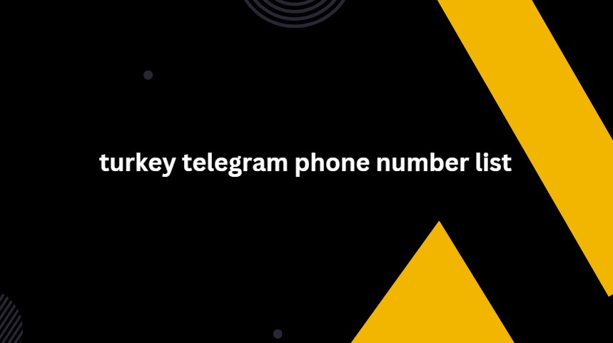 turkey telegram phone number list